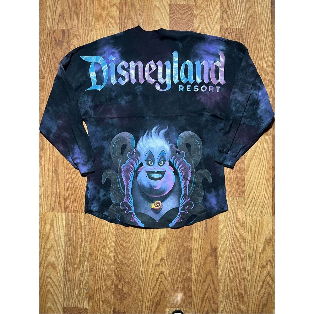 DisneyLand Spirit Jersey Ursula Little Mermaid Long Sleeve Shirt Medium